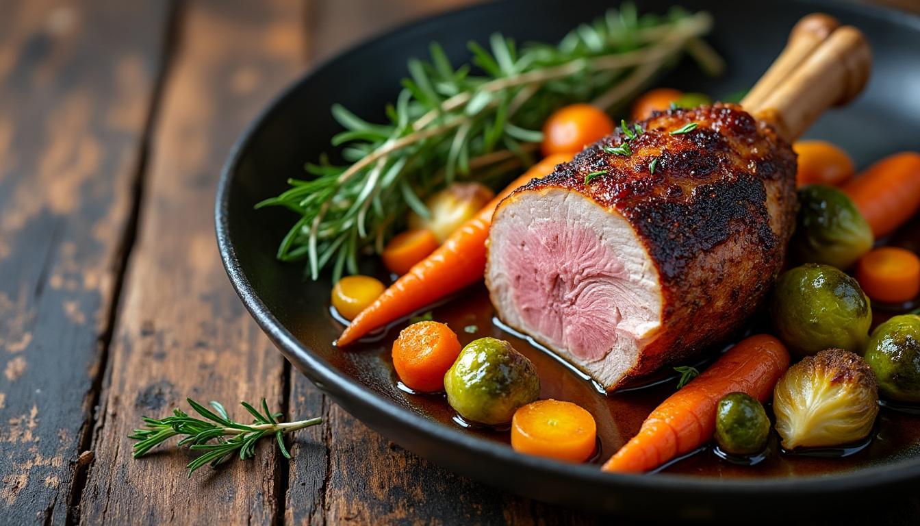 découvrez une recette rapide et savoureuse de jarret de porc demi-sel, idéale pour un repas délicieux et facile à préparer.