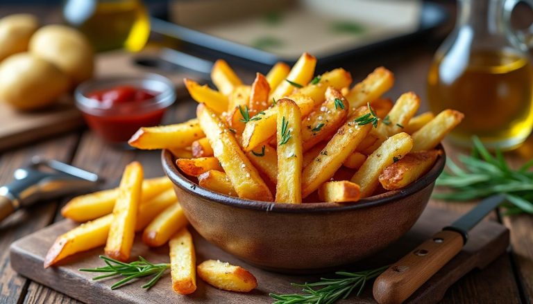 découvrez notre recette de frites au four pour des frites croustillantes et maison. suivez notre guide complet étape par étape pour réussir facilement vos pommes de terre dorées et savoureuses.