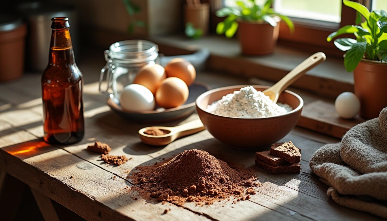 découvrez notre recette originale de brownie à la bière brune, moelleux et gourmand, pour une douceur surprenante et pleine de saveurs.