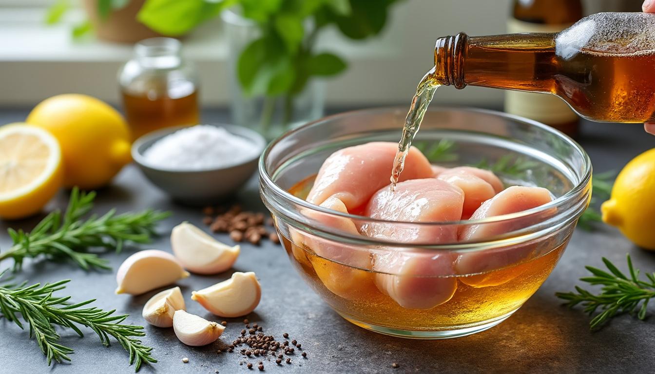 découvrez comment préparer une marinade à la bière simple et savoureuse pour donner au poulet une texture tendre et un goût unique, parfait pour vos barbecues et repas gourmands.