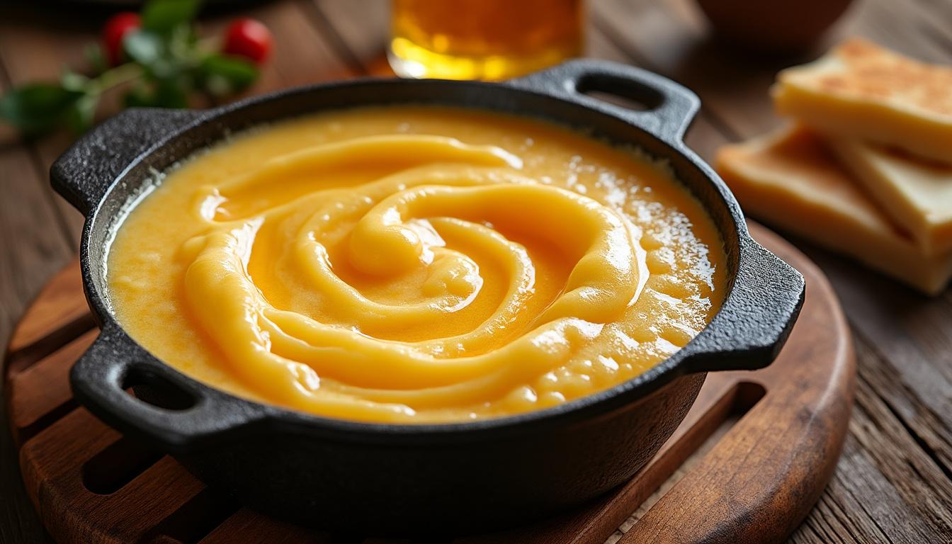 découvrez notre recette facile et savoureuse de fondue au fromage à la bière, idéale pour un repas convivial et réconfortant entre amis ou en famille.