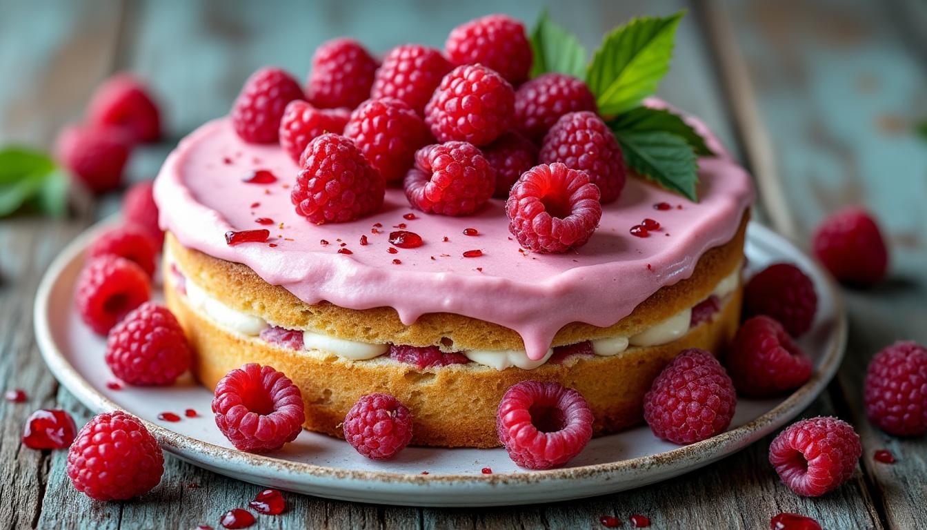 découvrez notre recette complète de gâteau aux framboises pour réussir un dessert fruité et gourmand. suivez notre guide pas à pas pour un résultat parfait et savoureux.