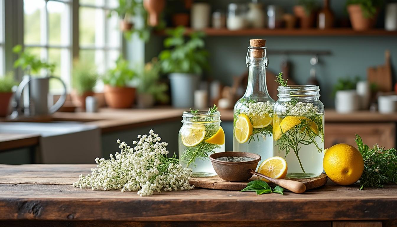 découvrez notre guide complet pour préparer votre propre liqueur de sureau maison, une recette simple et authentique pour un élixir délicieux et naturel.