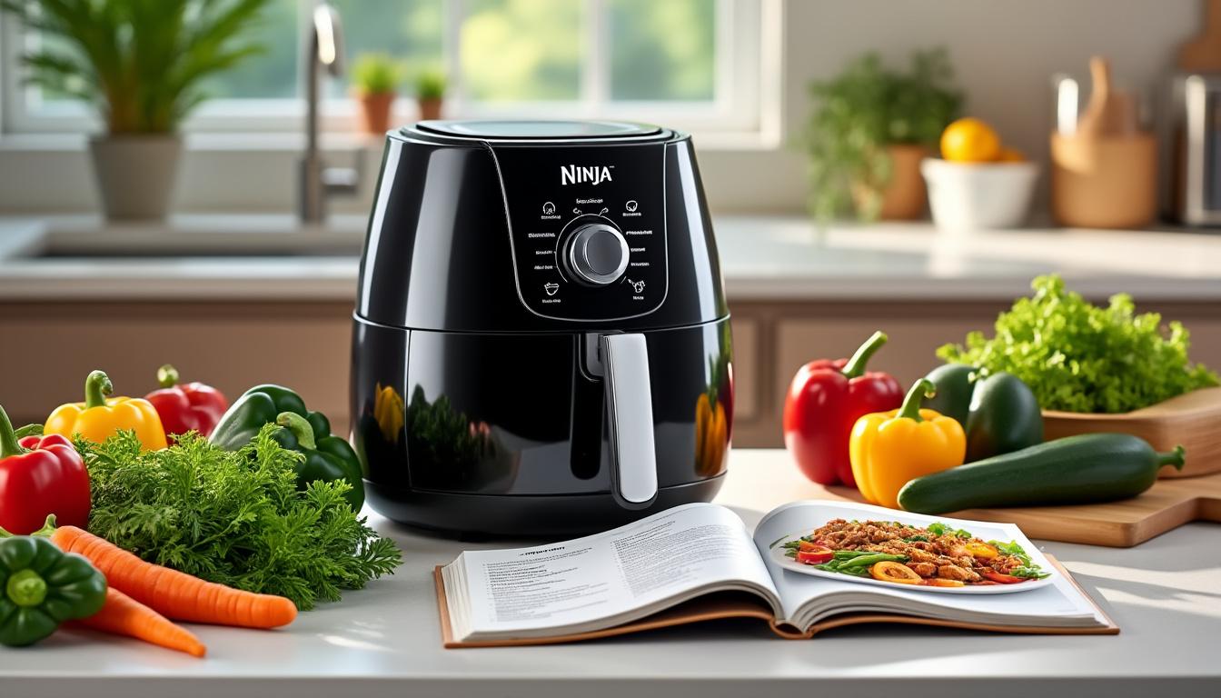 découvrez le guide complet du livre recette ninja air fryer pour maîtriser la cuisson saine et rapide. des recettes savoureuses et faciles pour exploiter pleinement votre friteuse sans huile.