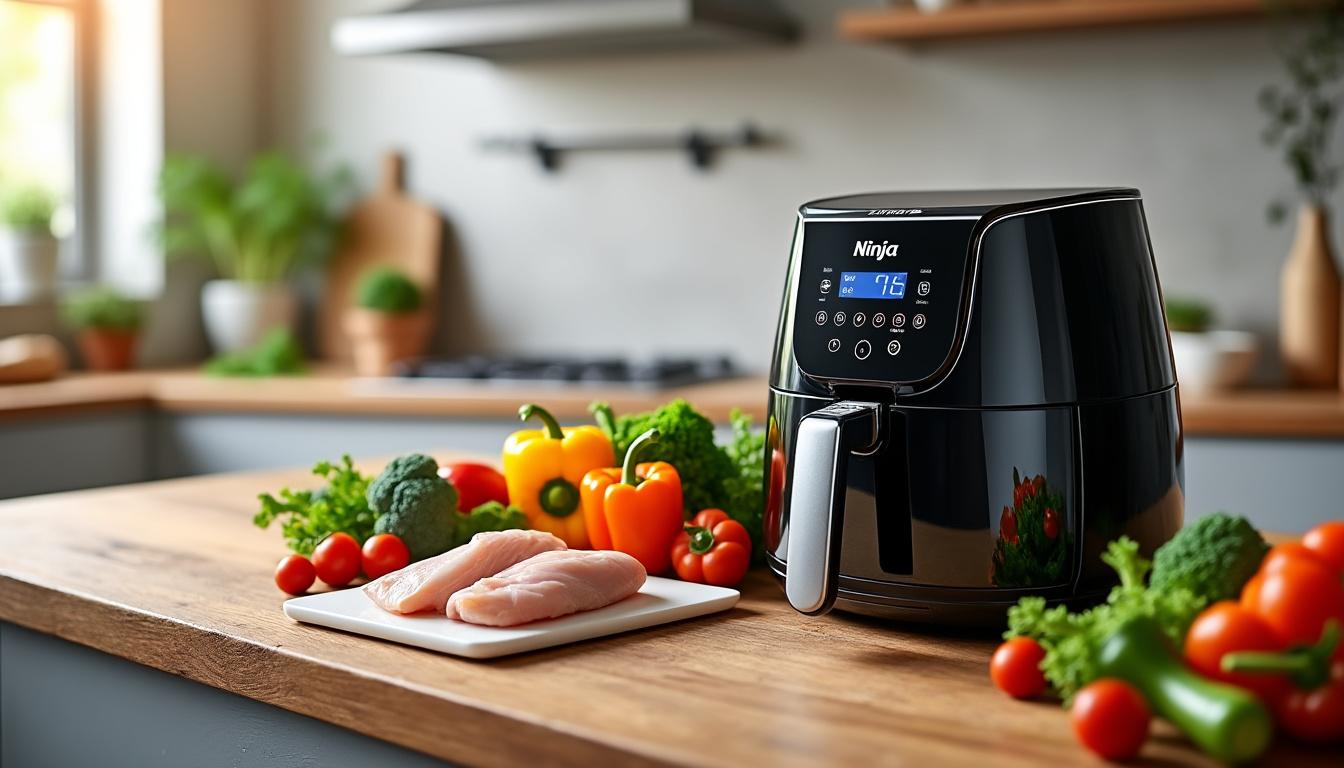 découvrez le guide complet du livre recette ninja air fryer pour maîtriser la cuisson saine et rapide. des recettes faciles et savoureuses pour toute la famille.
