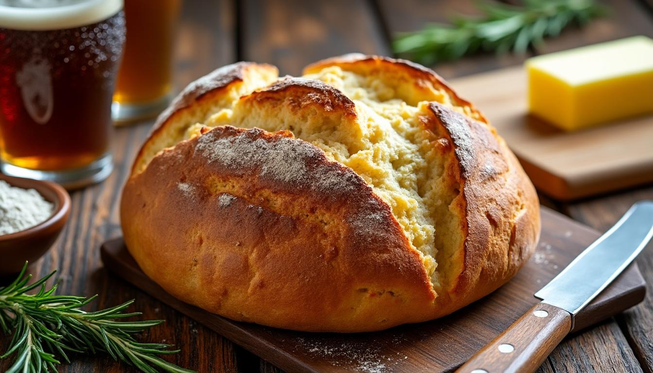 découvrez une recette facile de pain à la bière pour préparer un délicieux pain maison, moelleux et savoureux, parfait pour toutes vos occasions.